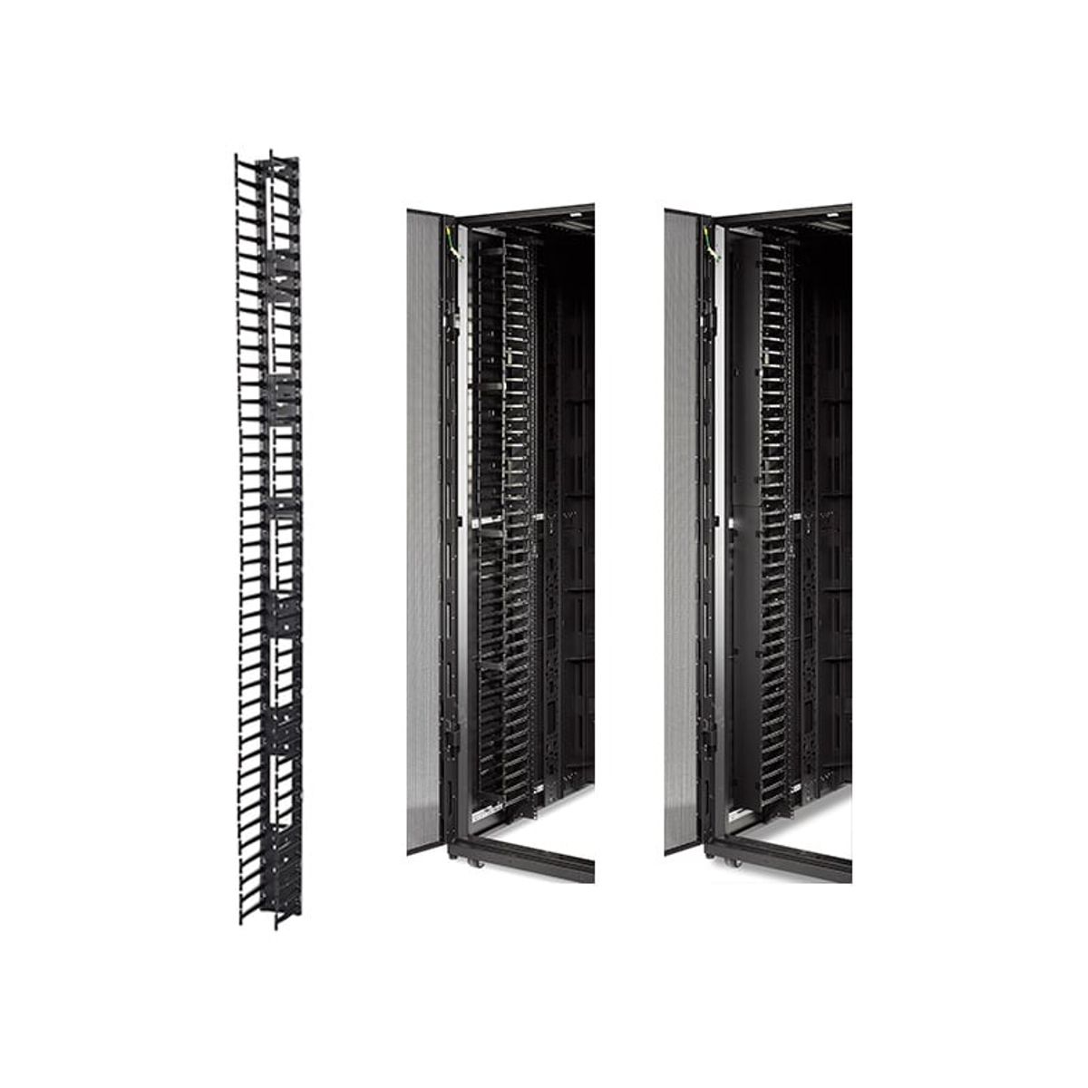 APC - Organizador vertical de cables APC AR7585, 2 piezas, para NetShelter SX, 45U.
