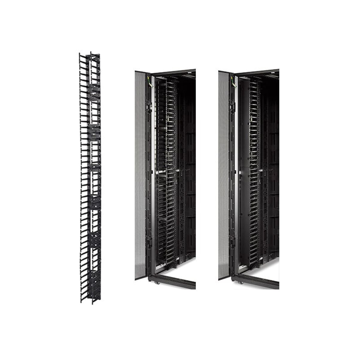 APC - Organizador vertical de cables APC AR7585, 2 piezas, para NetShelter SX, 45U.