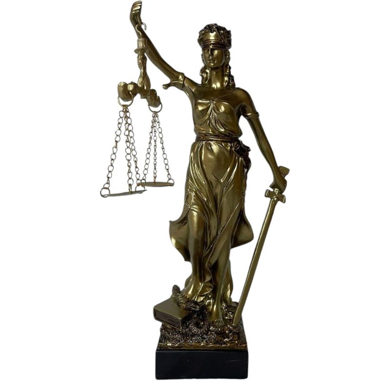 GENERICO - Adorno Diosa De La Justicia 30x14cm