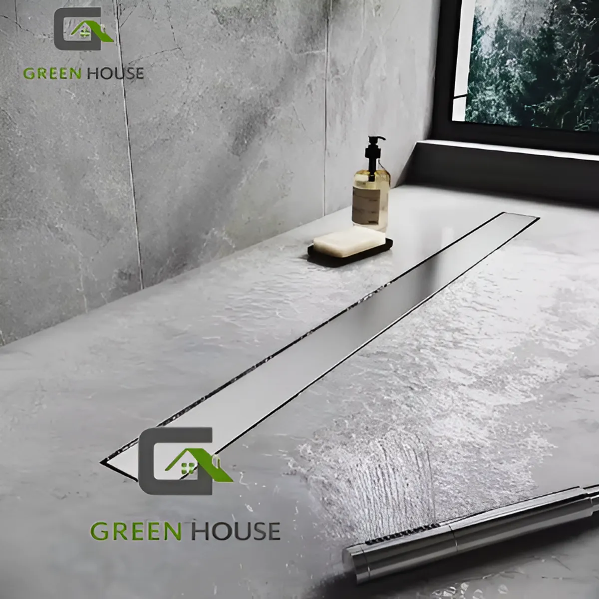 GENERICO - SUMIDERO REVERSIBLE ACERO SUS 304 DE 8X60CM SATINADO