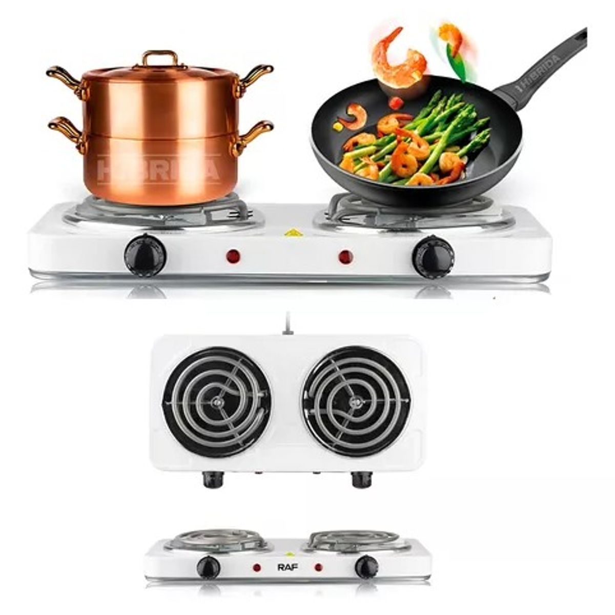 OEM - Cocina Eléctrica Doble Plato Encimera De 2000w