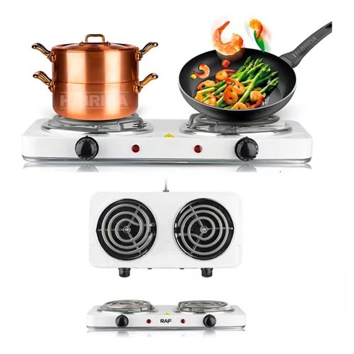 OEM - Cocina Eléctrica Doble Plato Encimera De 2000w