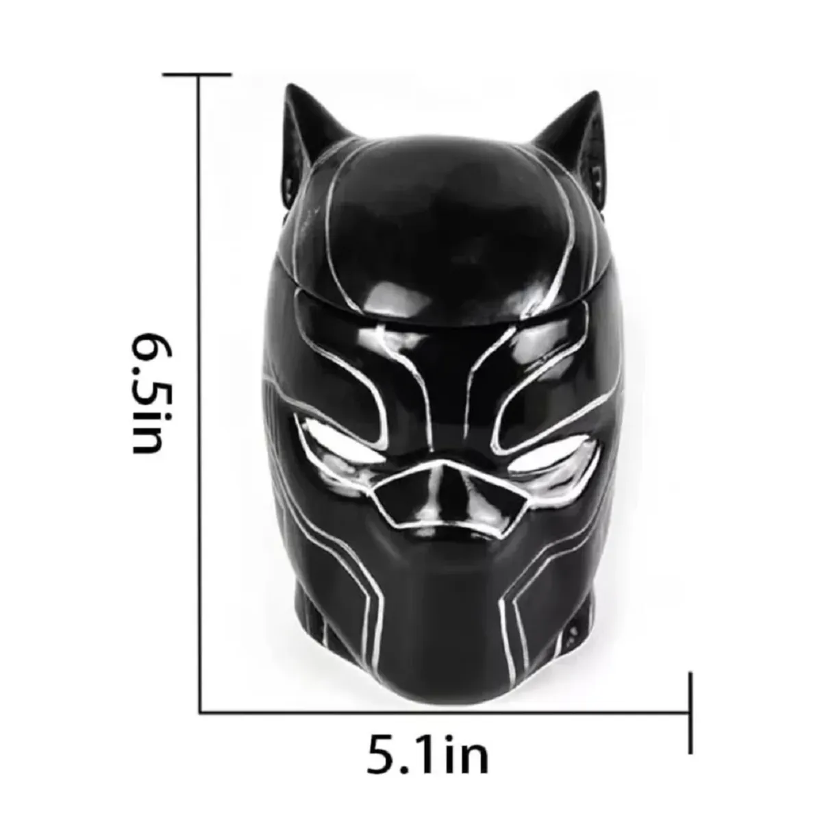 GENERICO - Taza 3D Pantera Negra