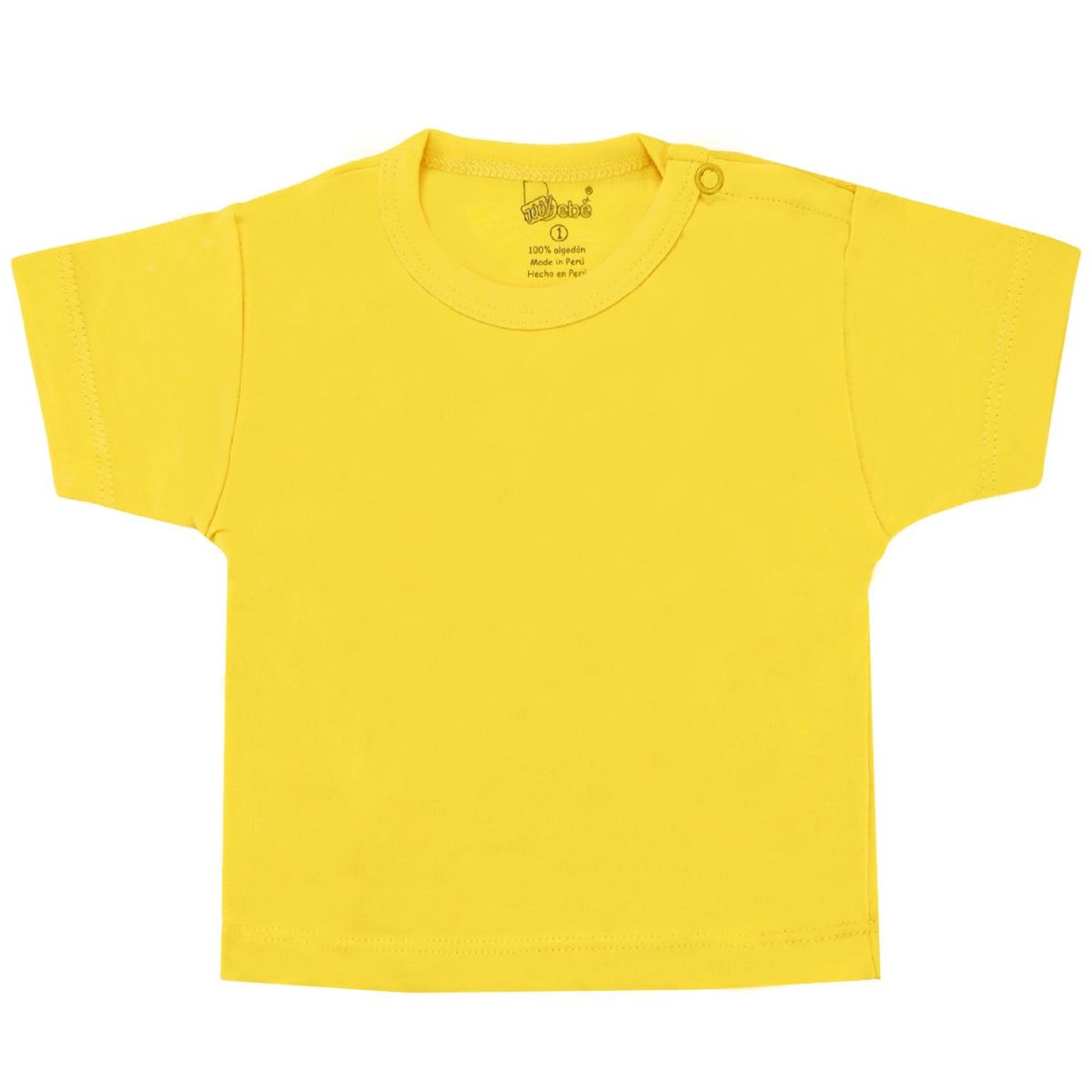 GENERICO - Polo con mangas cortas - Amarillo L