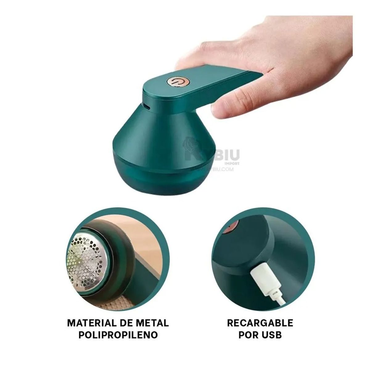 OEM - Quita Pelusas Electrico Recargable Usb Removedor De Mano