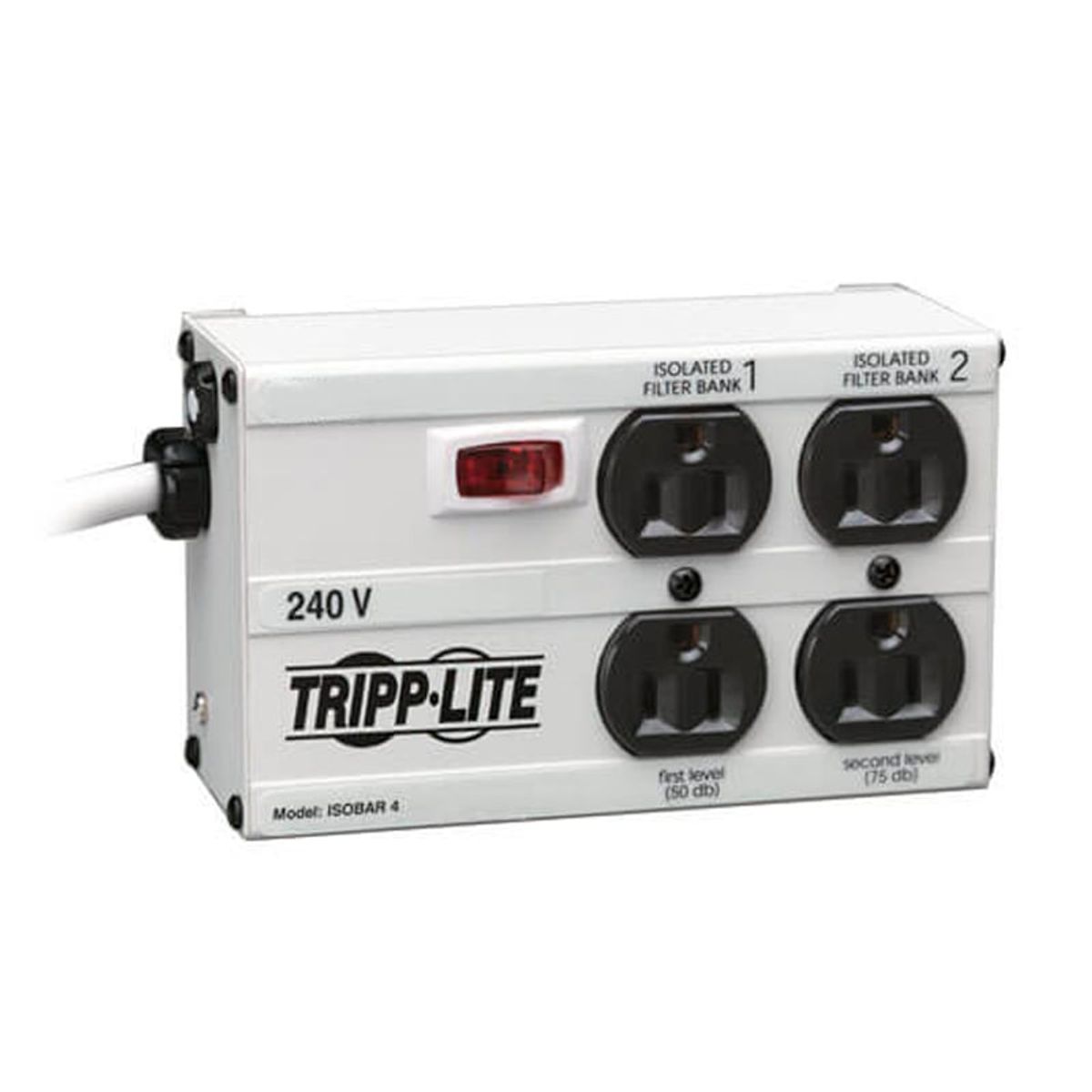 TRIPP LITE - Supresor de sobretensiones isobara Tripp-Lite IB4-6 220 4-Salidas