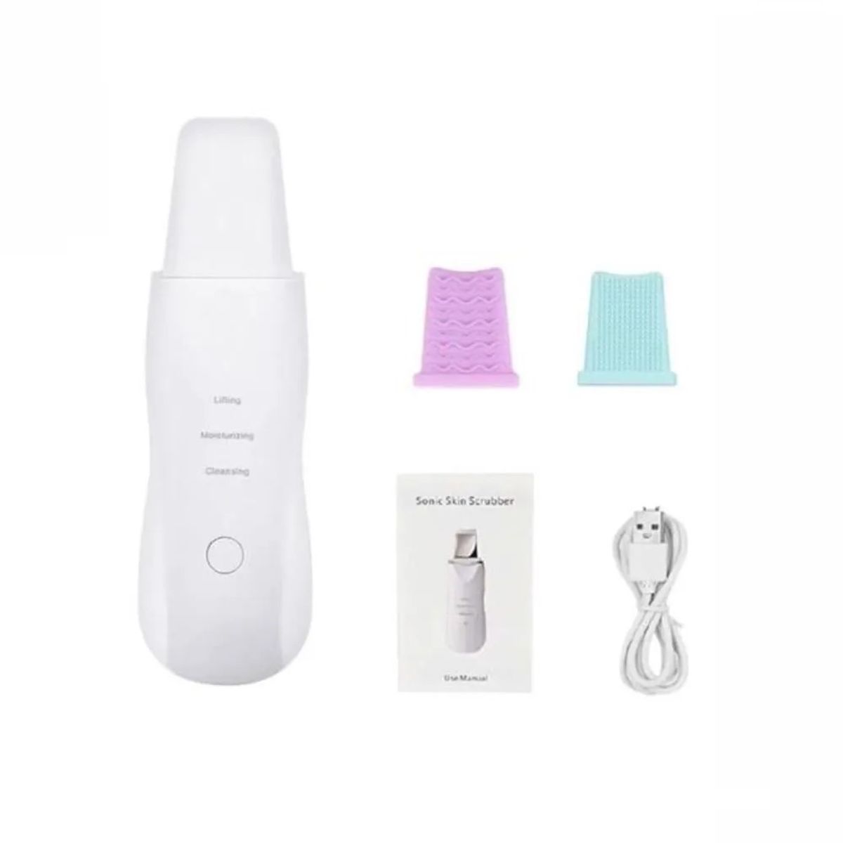 OEM - Limpiador Facial Espátula Ultrasónico Limpieza Profunda Portatil