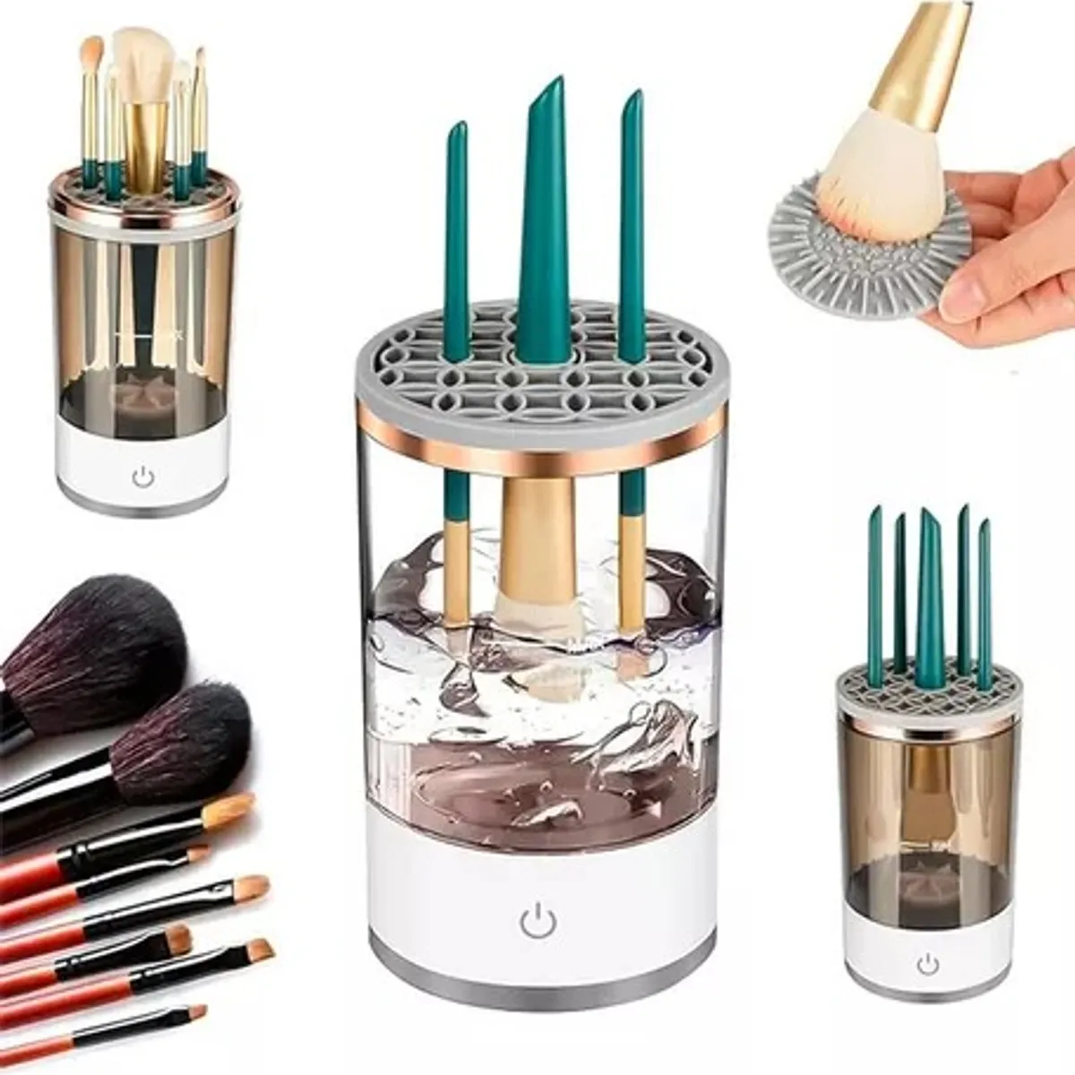 OEM - Limpiador Eléctrico de Brochas de Maquillaje con Vibración Sónica