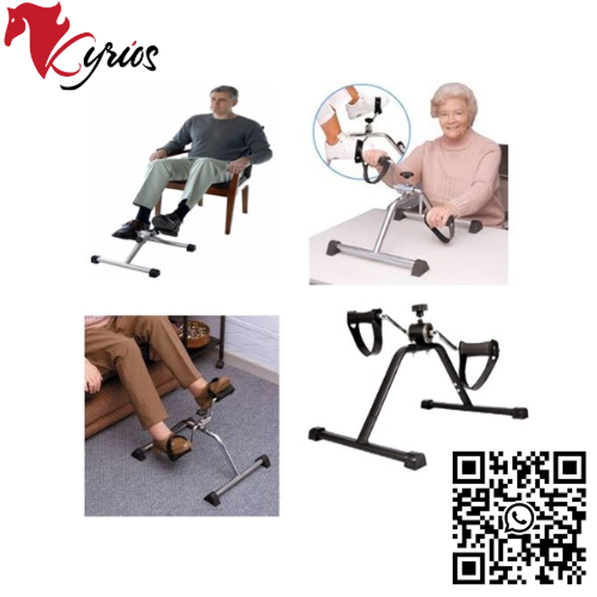 GENERICO - PEDALERA PARA EJERCICIOS DE REHABILITACIÓN Y ESTIMULACIÓN