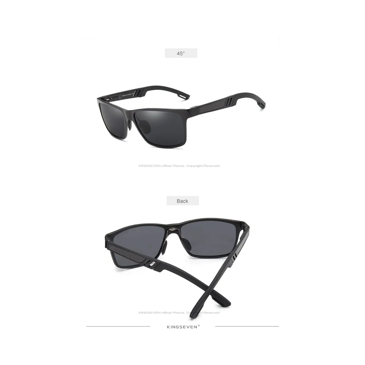 GENERICO - LENTES DE SOL CON PROTECCION UV MERRYS COLOR NEGRO S8571