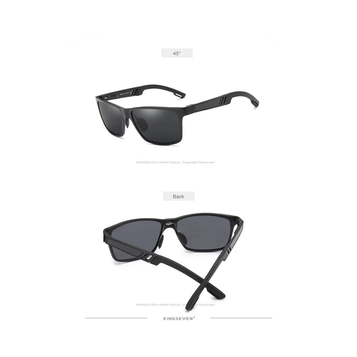 GENERICO - LENTES DE SOL CON PROTECCION UV MERRYS COLOR NEGRO S8571