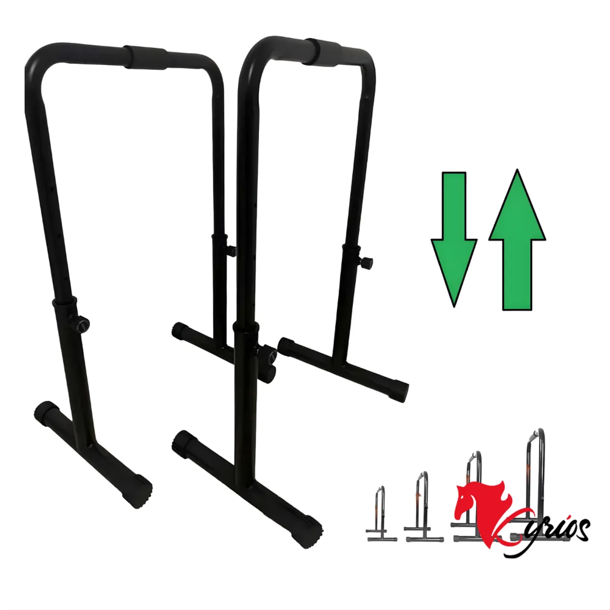 GENERICO - Barras Paralelas 4 Niveles Multifuncional Calidad Regulable