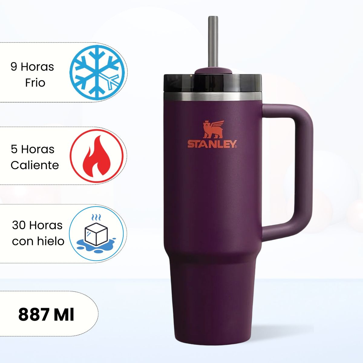 STANLEY - Quencher H2.0 Adventure Plum Stanley 887 Ml