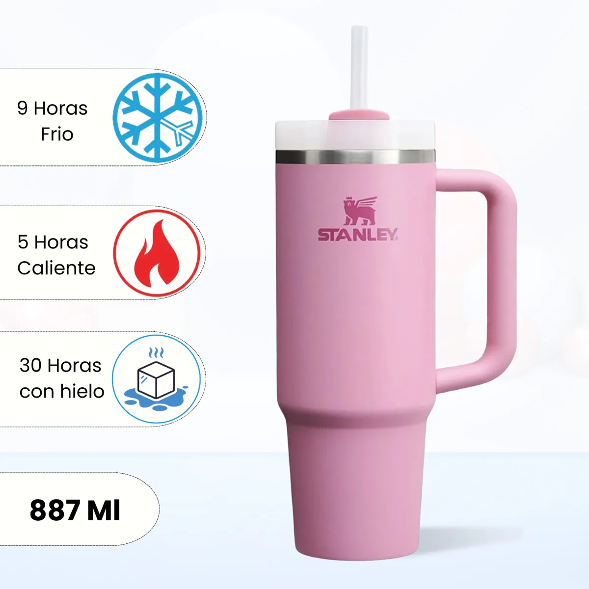 STANLEY - Quencher H2.0 Adventure Peony Stanley 887 Ml