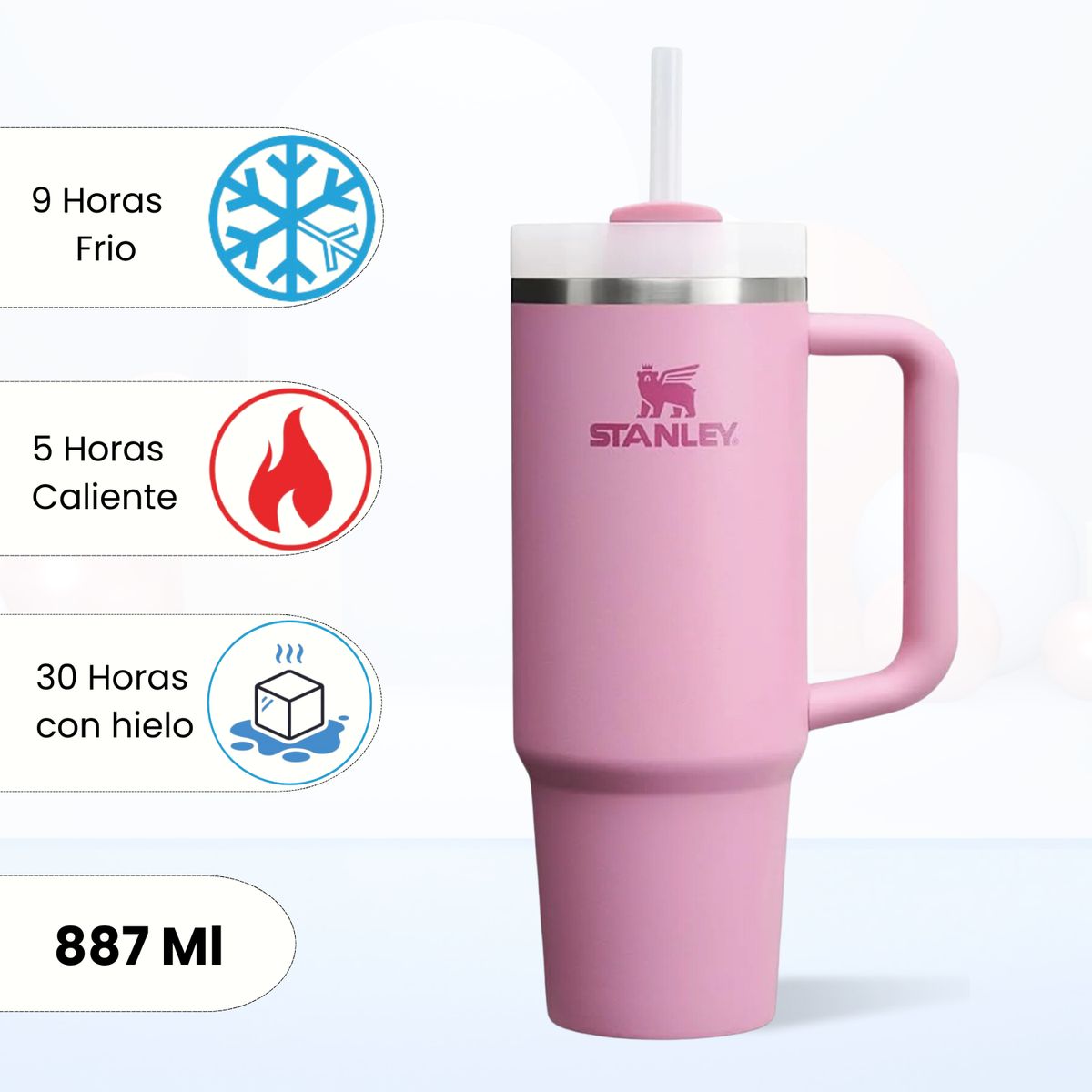 STANLEY - Quencher H2.0 Adventure Peony Stanley 887 Ml