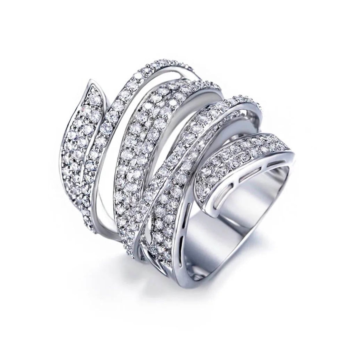 LA TIENDA 88 JOYAS Y ACCESORIOS - La Tienda 88 - Anillo De Compromiso Mujer Bañado Oro 18k - Azul