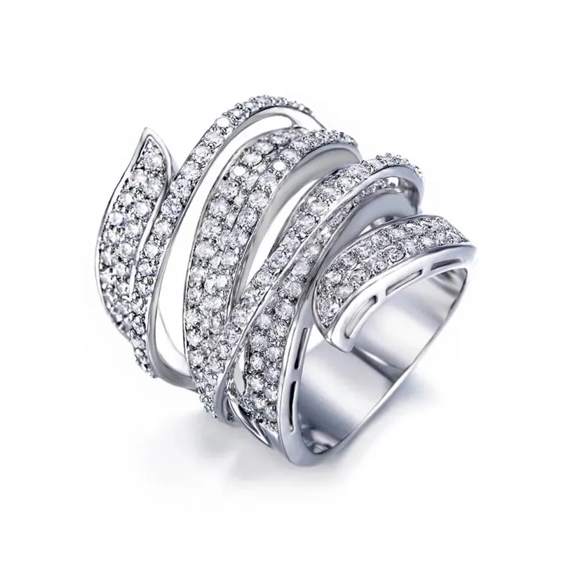 LA TIENDA 88 JOYAS Y ACCESORIOS - La Tienda 88 - Anillo De Compromiso Mujer Bañado Oro 18k - Azul