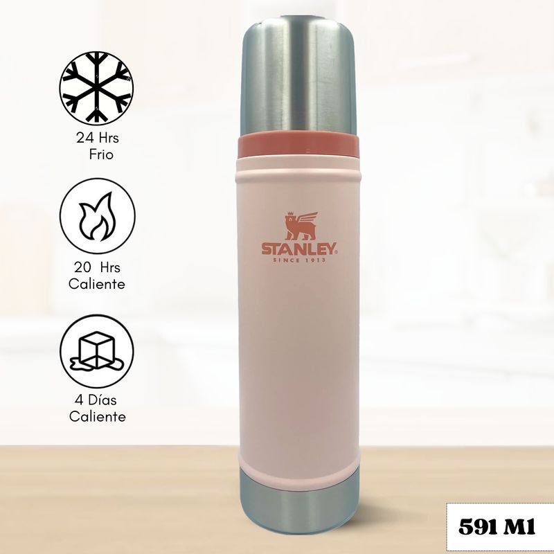 STANLEY - Termo de Bebida Stanley Classic Limestone 591 Ml