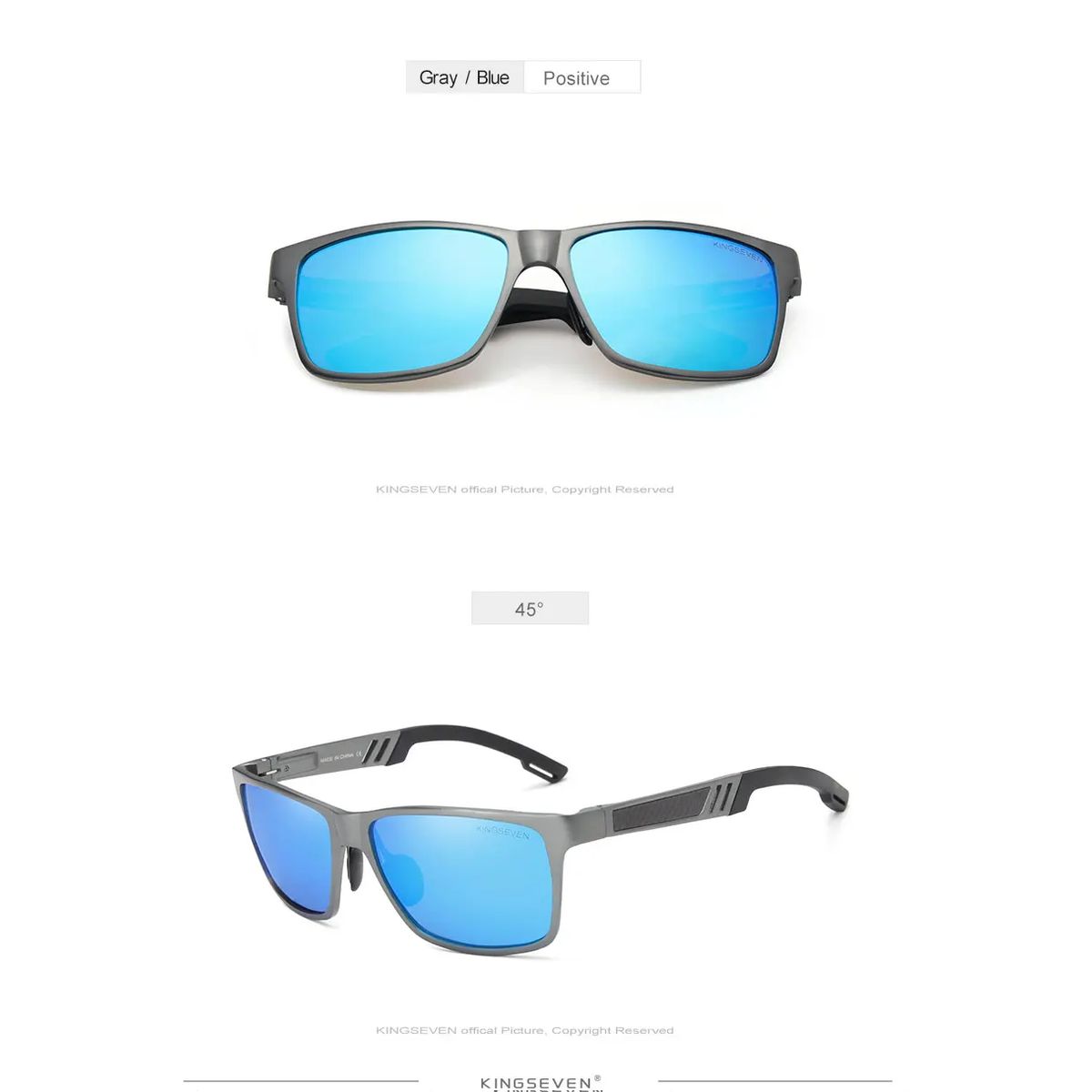 GENERICO - LENTES DE SOL MERRYS COLOR AZUL  CON PROTECCION UV S8571