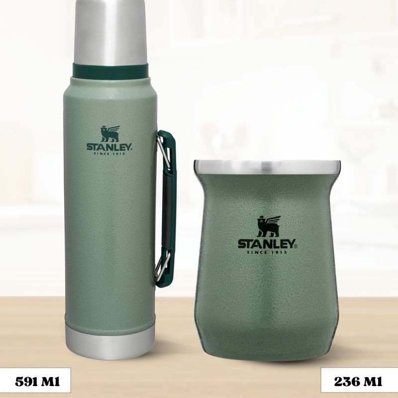 STANLEY - Combo Stanley Termo Classic 946 + Matero 236 Ml Verde