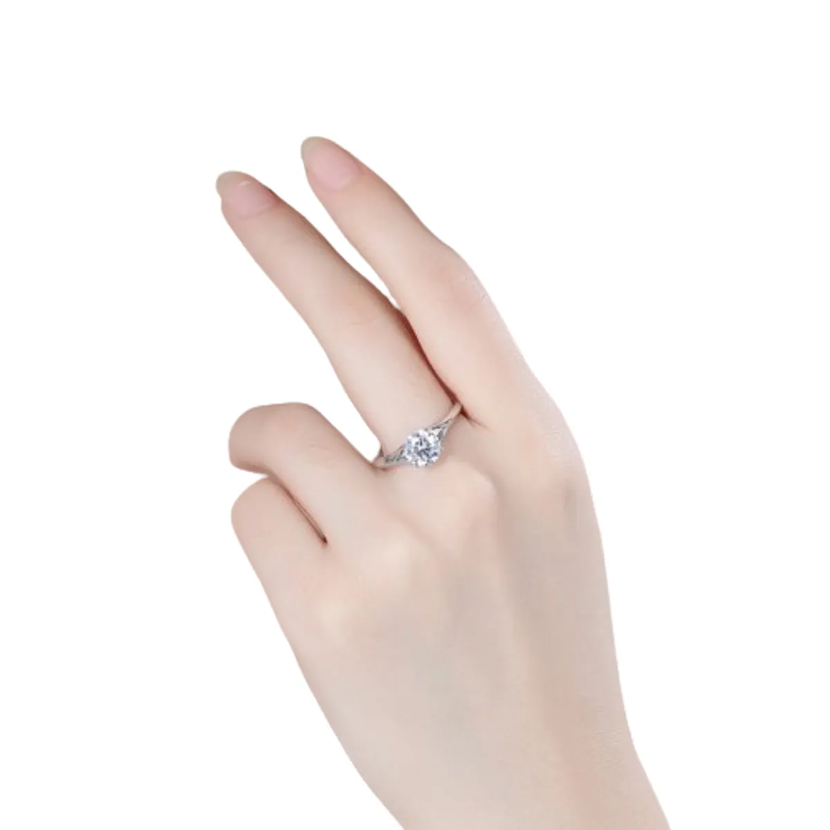 LA TIENDA 88 JOYAS Y ACCESORIOS - La Tienda 88 - Anillo De Compromiso Mujer Bañado Oro De 18k - Blanco