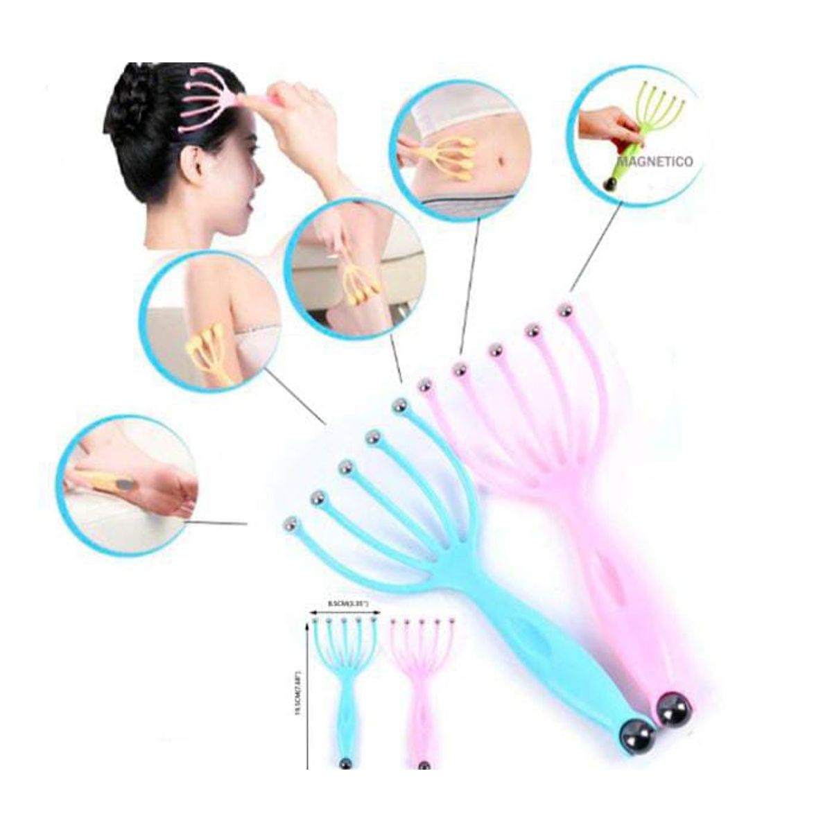 GENERICO - MASJEADOR CABEZA CUEPO MAGNETIC