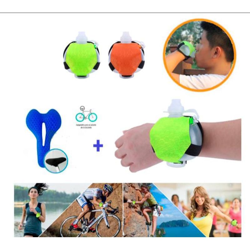 GENERICO - Pack Cojin para Bicicleta Tomatodo Pulsera Portable