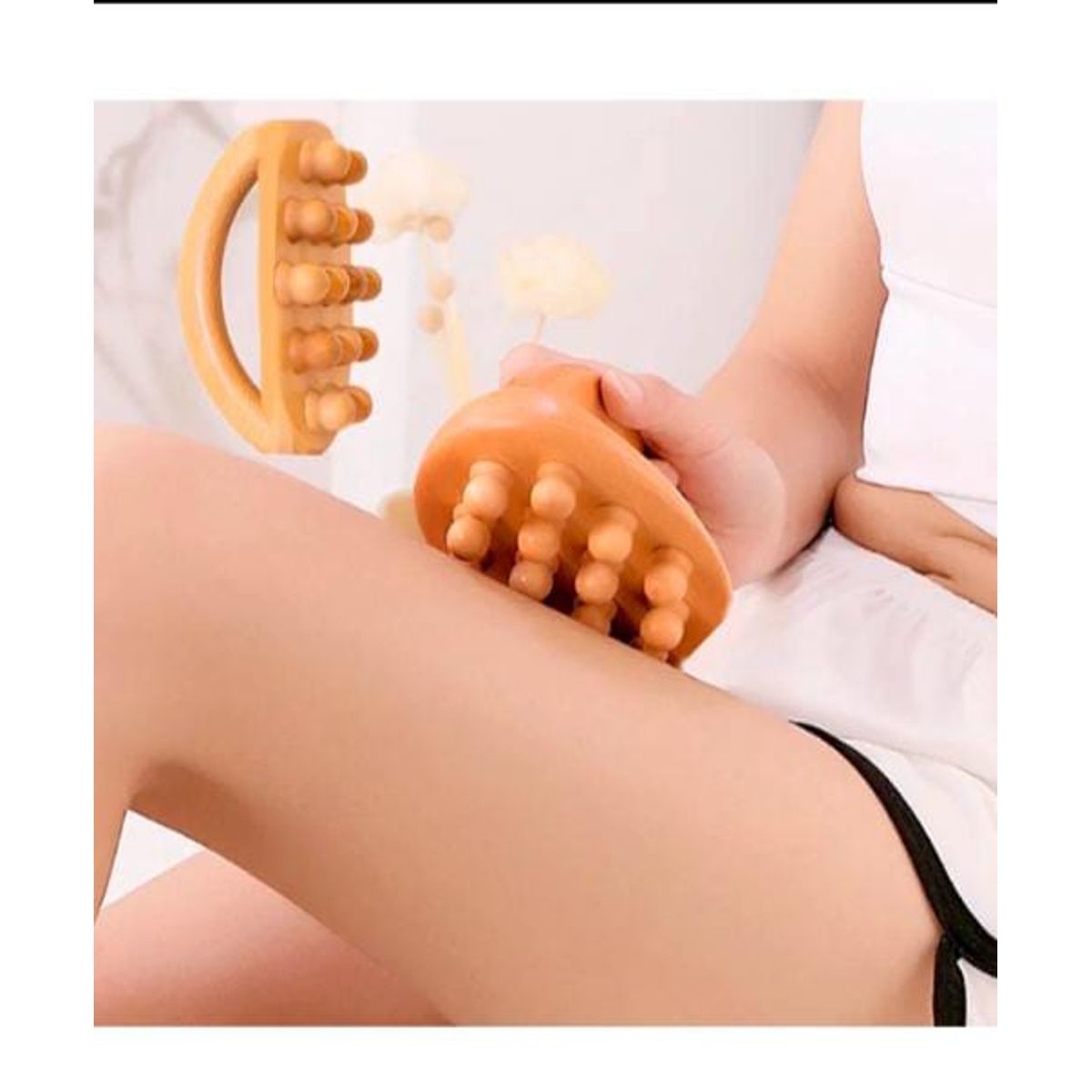 GENERICO - Gua-sha masajeador tipo cepillo retangular