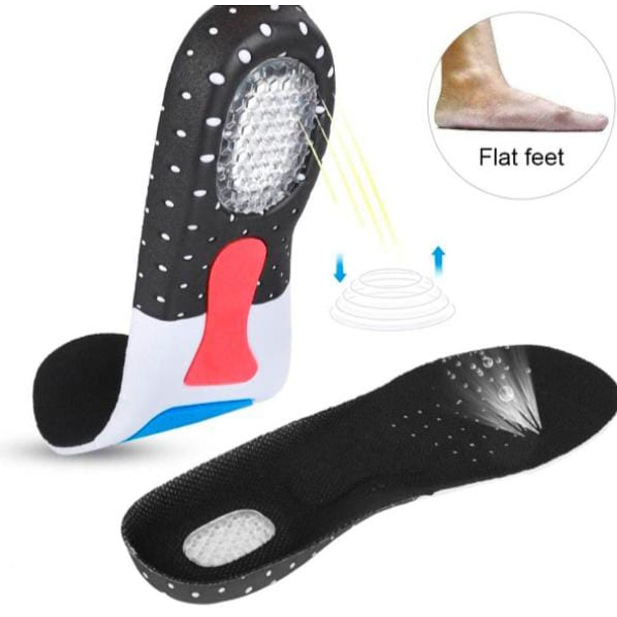 GENERICO - Plantilla Ortopédica Ajustable para Deportes