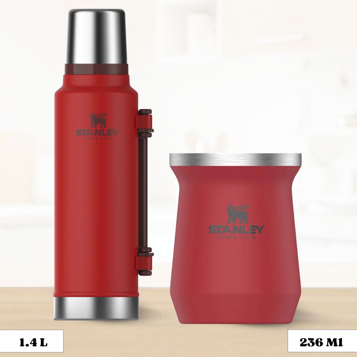 STANLEY - Combo Stanley Termo Classic 14 L + Matero 236 Ml Lava