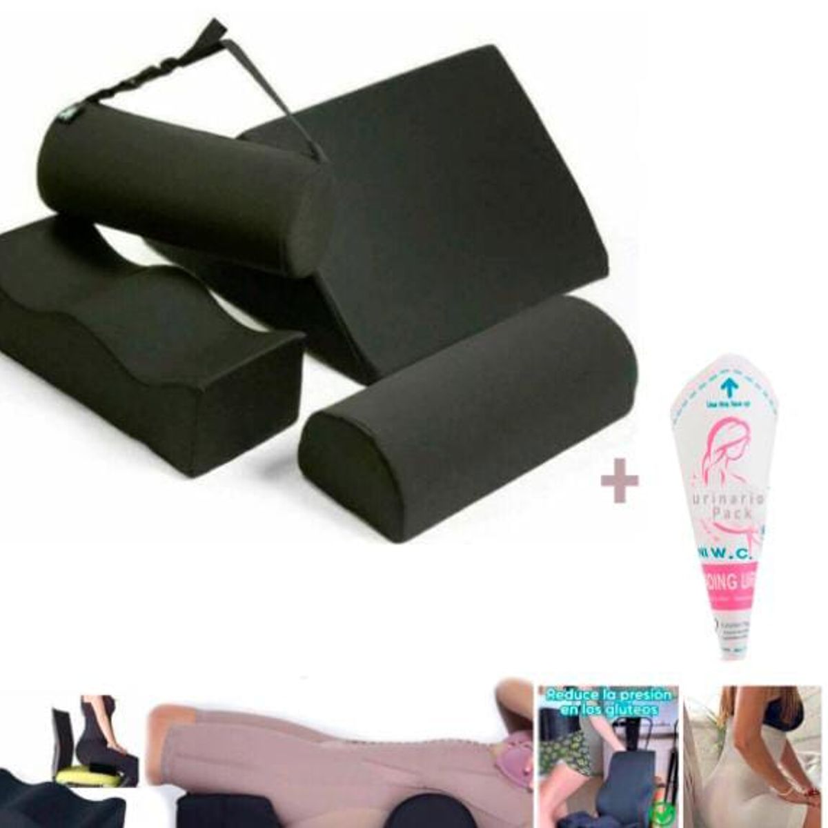 GENERICO - Pack almohadas post operatorio + pack urinario desech