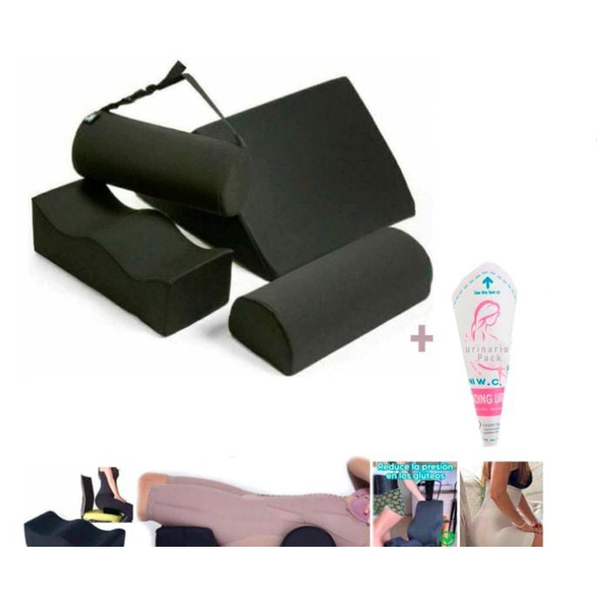 GENERICO - Pack almohadas post operatorio + pack urinario desech