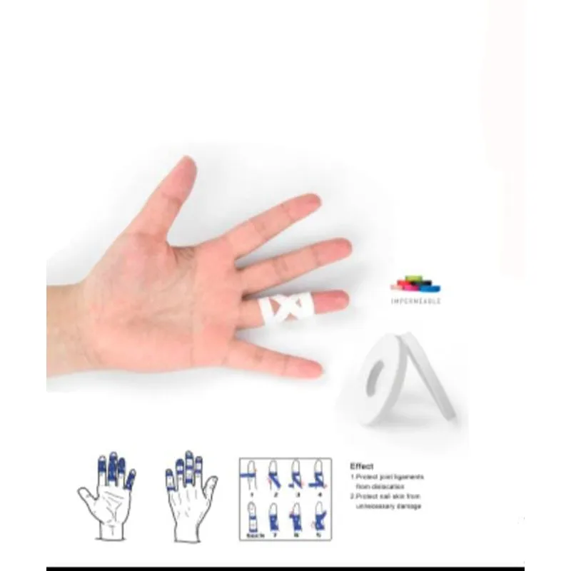 GENERICO - Cinta atlética protector para dedos finger tape adhesivo