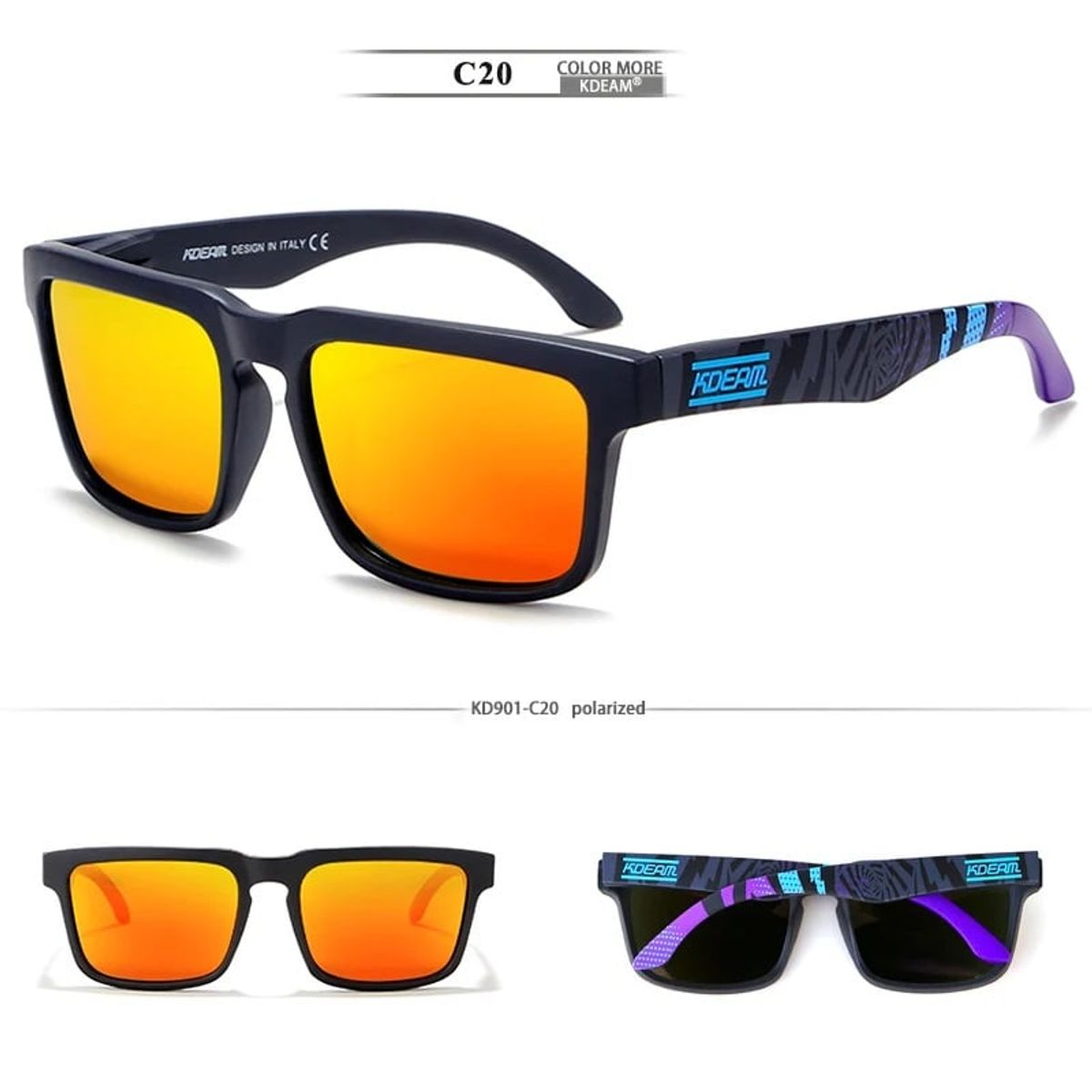 SM - LENTES DE SOL MARCA KDEAM KD901