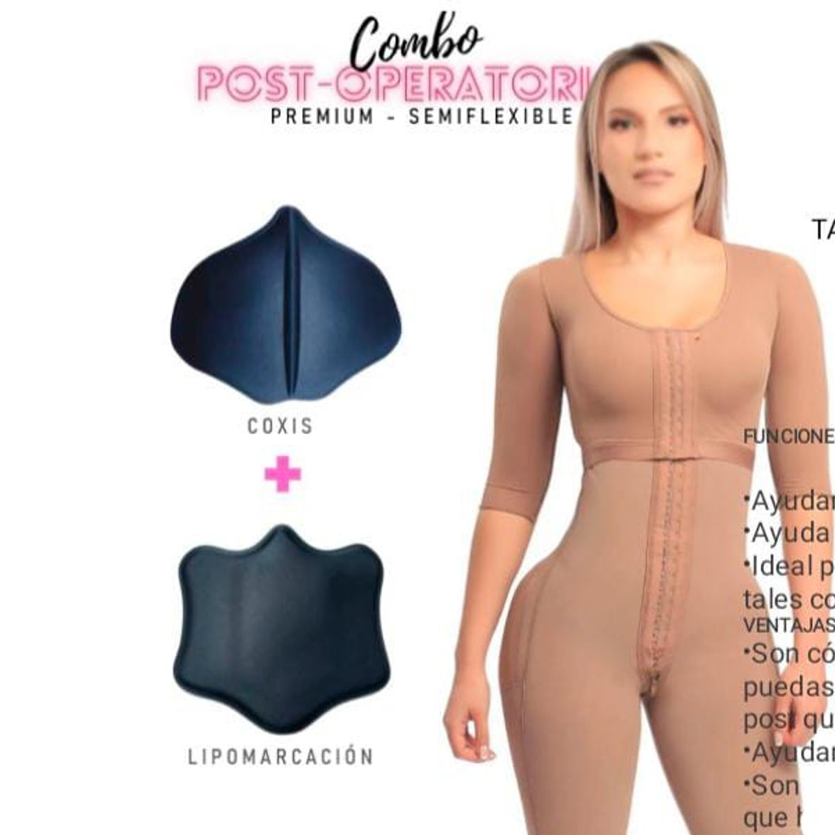 GENERICO - TABLAS PORQUIRURJICAS PACK COXIS Y LIPOMARCA