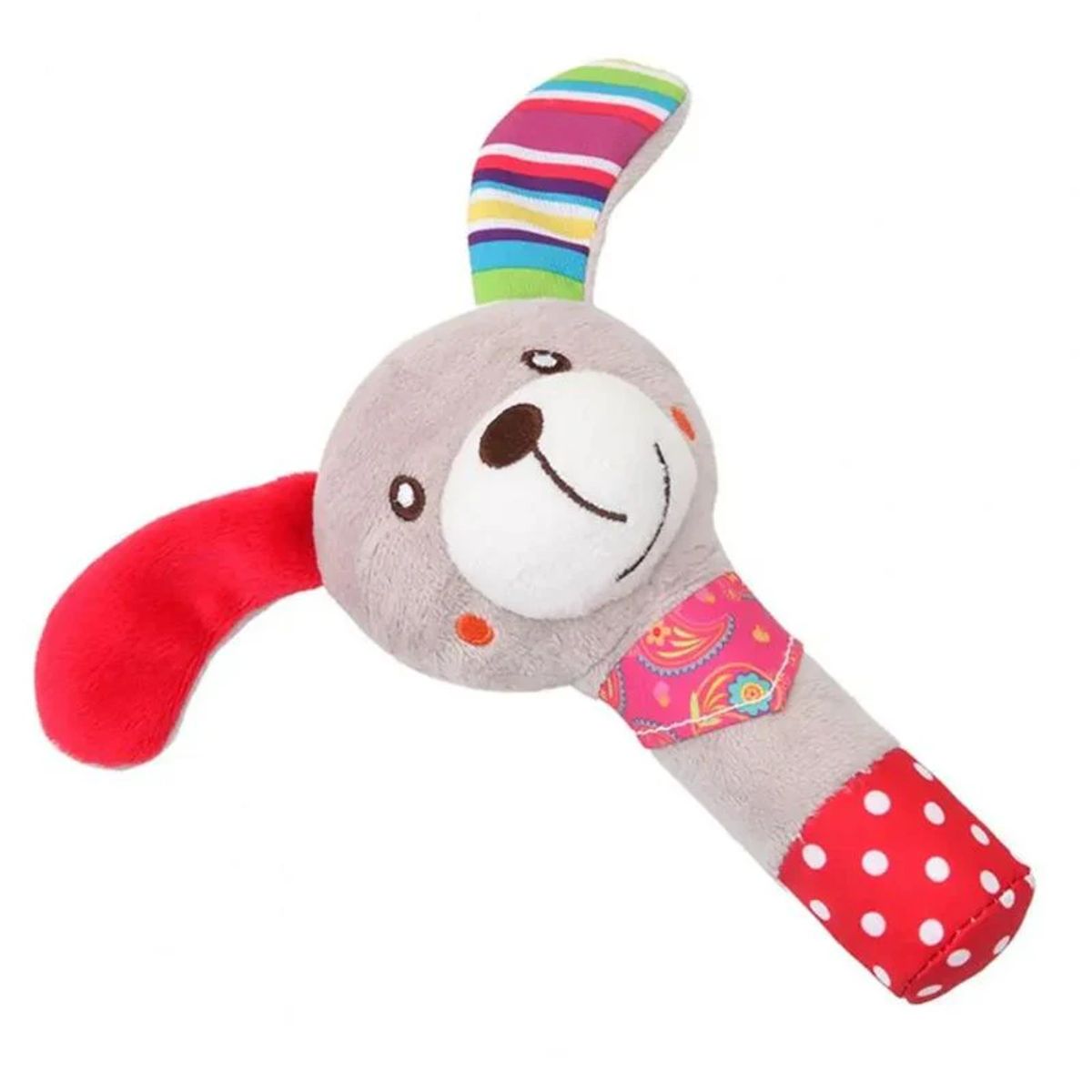 GENERICO - Sonaja de felpa Baby Perrito