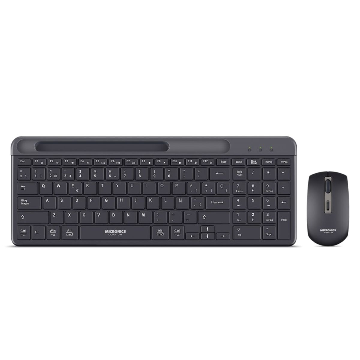 MICRONICS - Kit Inalambrico Teclado Y Mouse Quantum Micronics Wt813