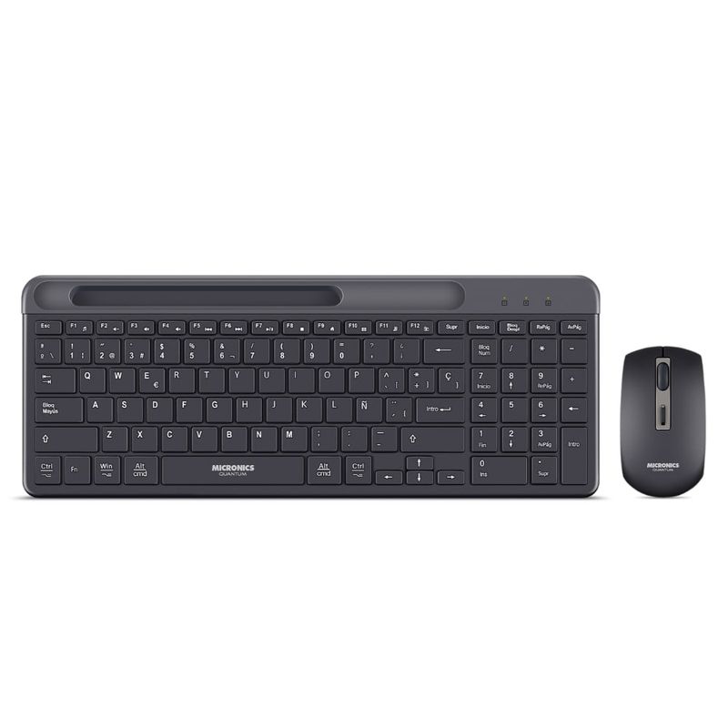 MICRONICS - Kit Inalambrico Teclado Y Mouse Quantum Micronics Wt813