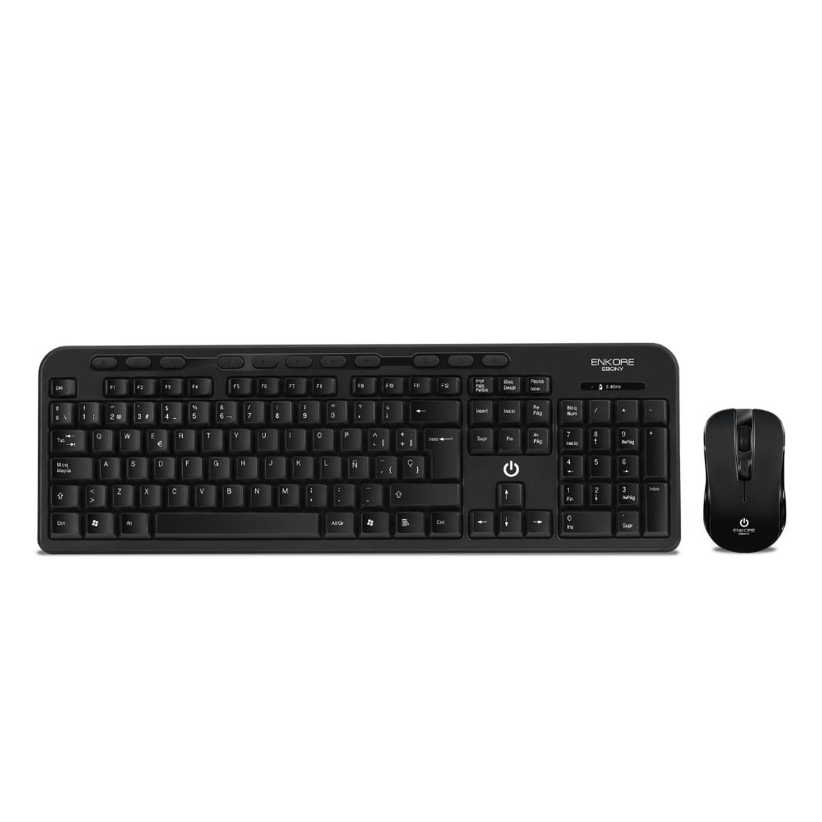 ENKORE - Kit Inalambrico Teclado Y Mouse Ebony Enkore T800