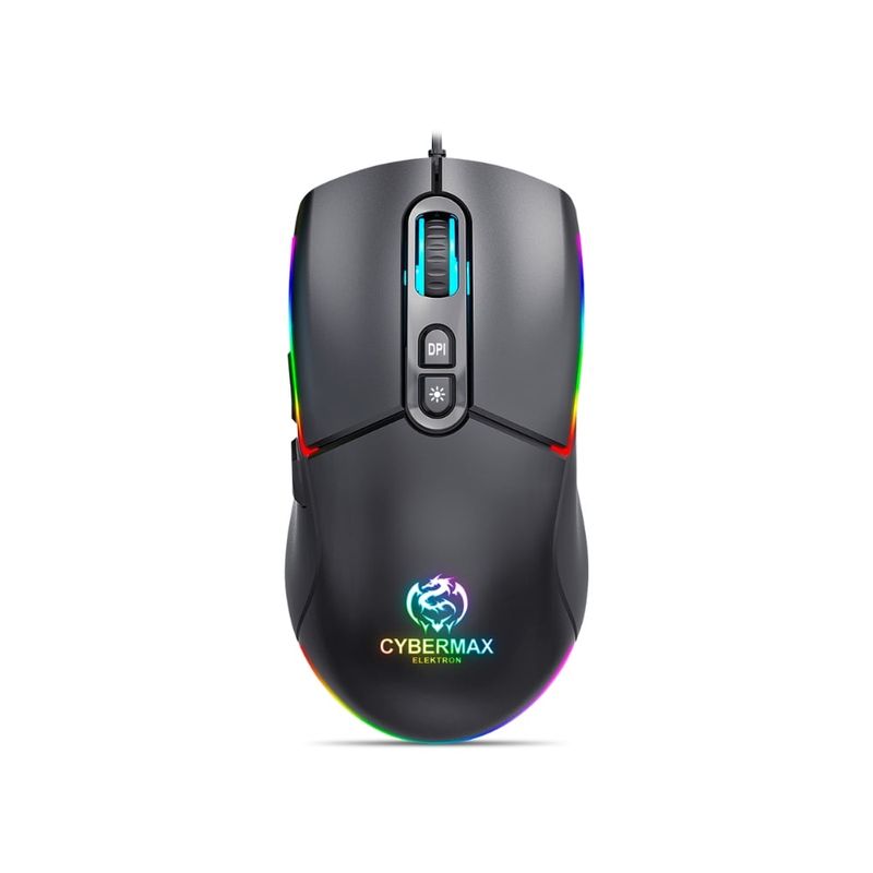 CYBERTEL - Mouse Gamer Elektron Cyb Usb Rgb 7b 7200dpi