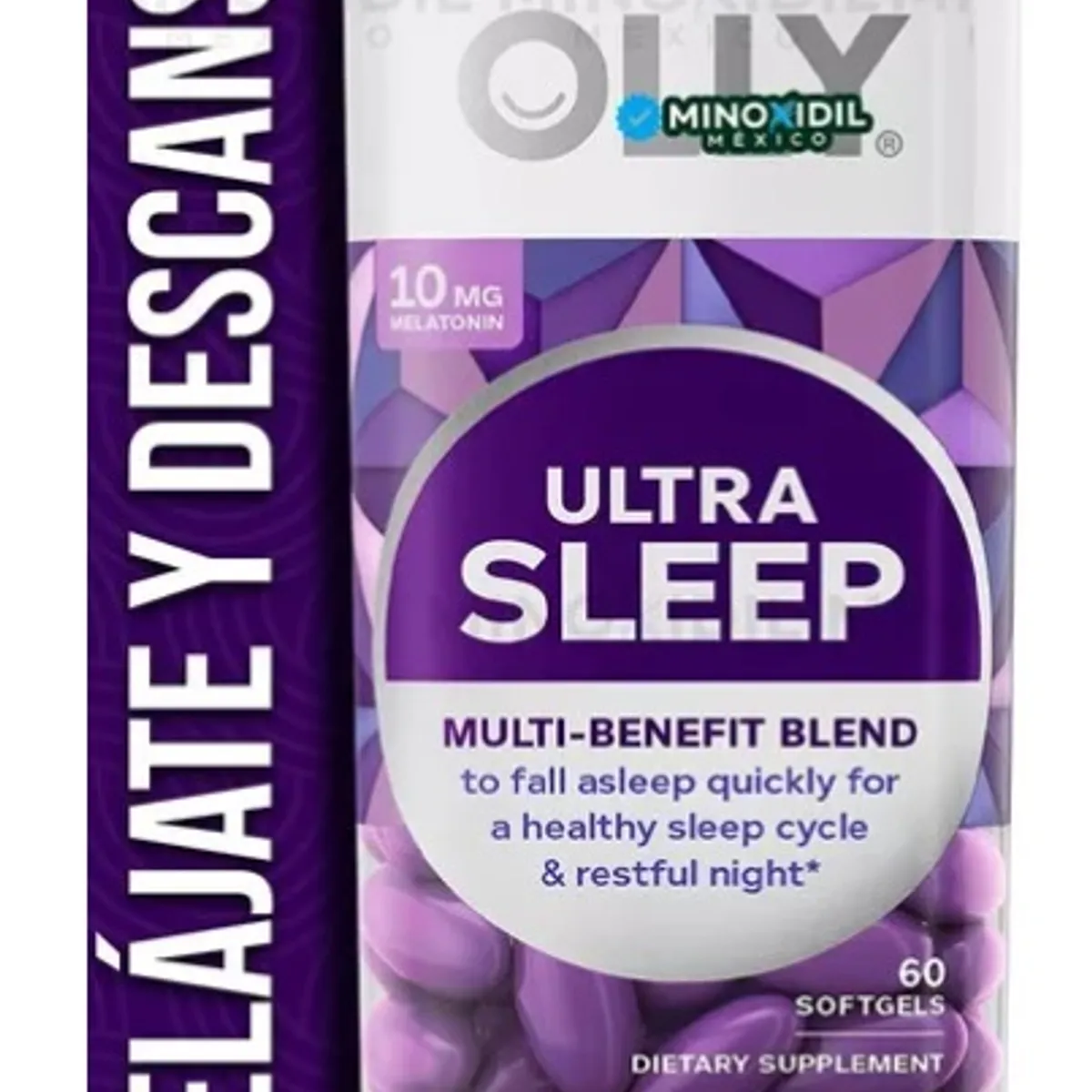 GENERICO - Olly Melatonina 60 Softgels Ultra Sleep 5mg + Lemon Balm