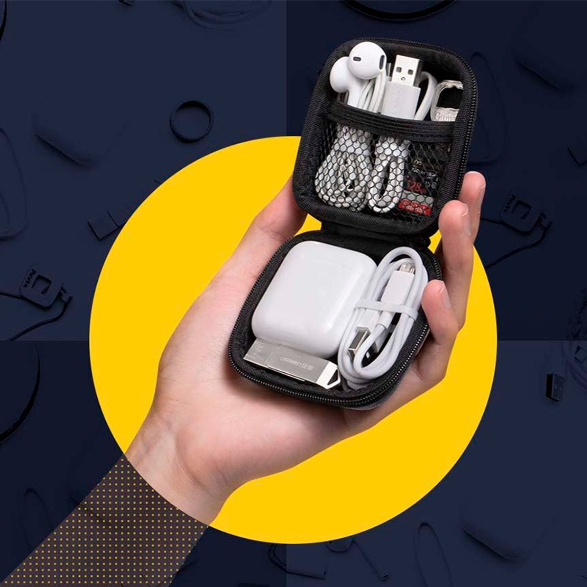 UGREEN - Estuche Rígido Para Auriculares Ugreen 70577