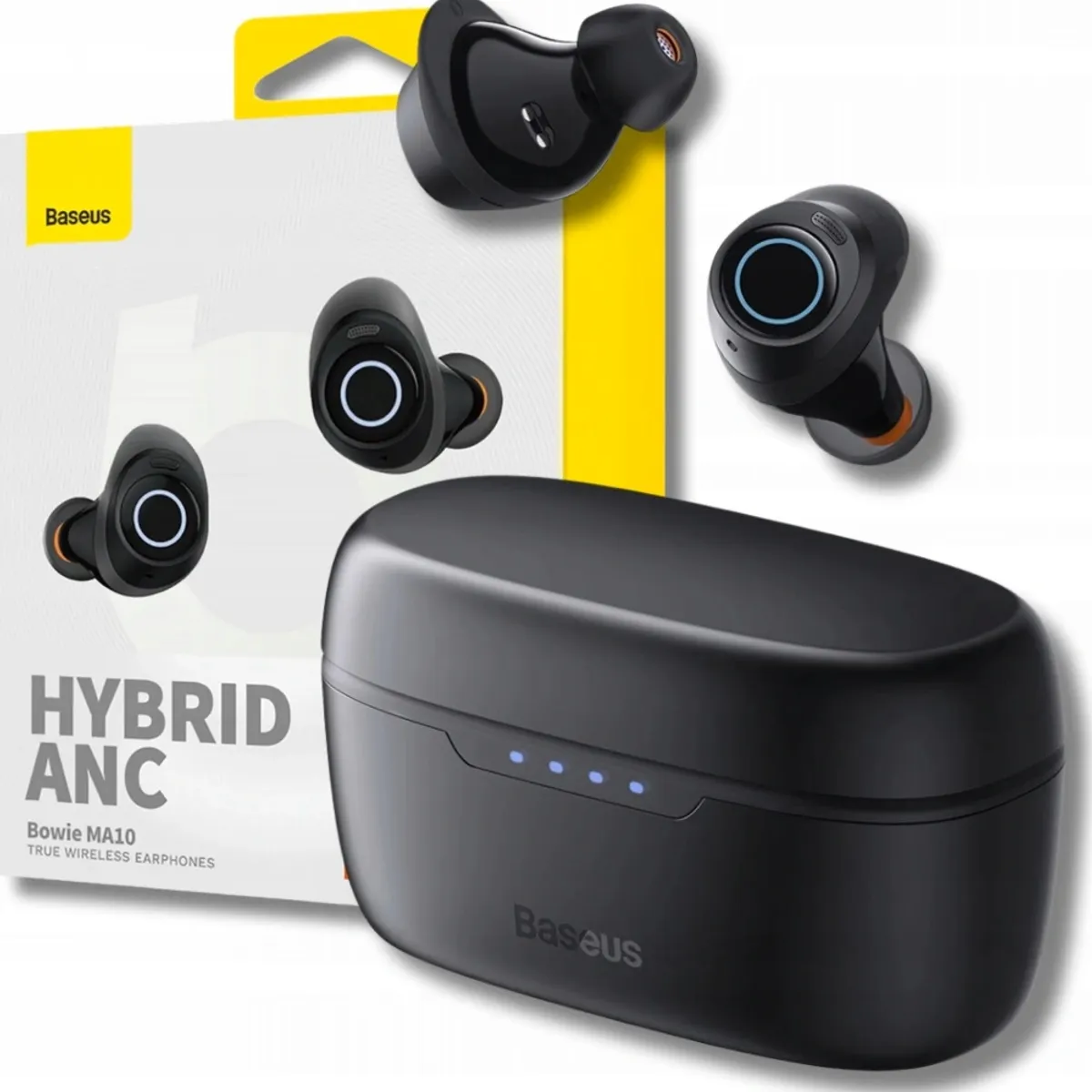 BASEUS - Audifonos Baseus Bowie MA10 Cancelacion de Ruido - Black