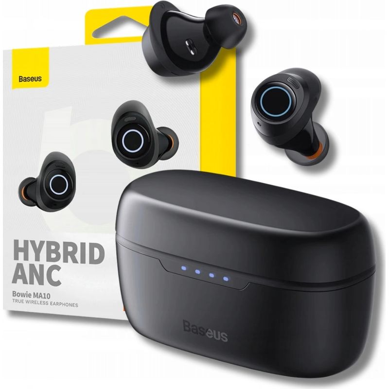 BASEUS - Audifonos Baseus Bowie MA10 Cancelacion de Ruido - Black