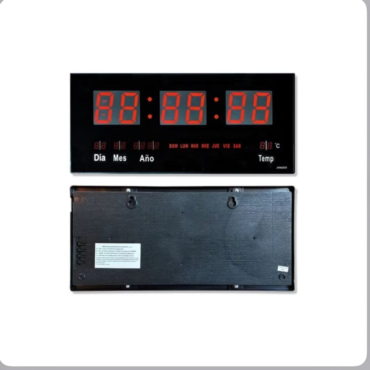 GENERICO - Reloj  Digital de Pared Alarma Calendario y Temperatura