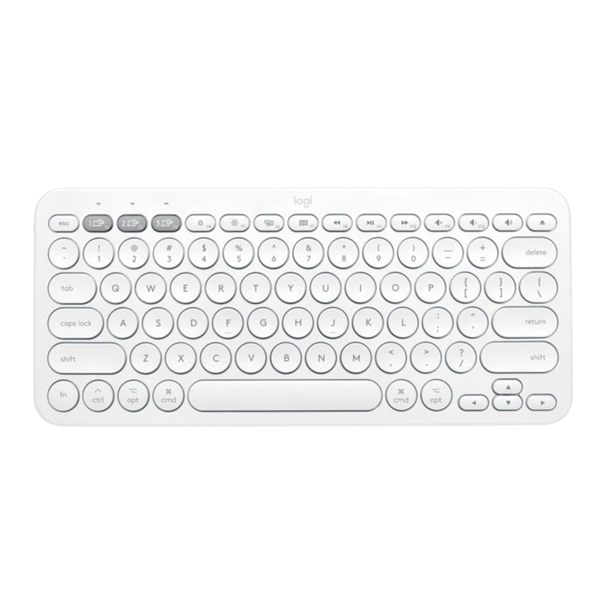 LOGITECH - TECLADO LOGITECH K380 MULTI-DEVICE BLUETOOTH WHITE SP PN 920-009595