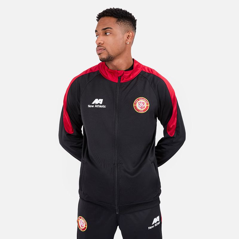 NEW ATHLETIC - Casaca Chankas Negro Con Rojo Hombre
