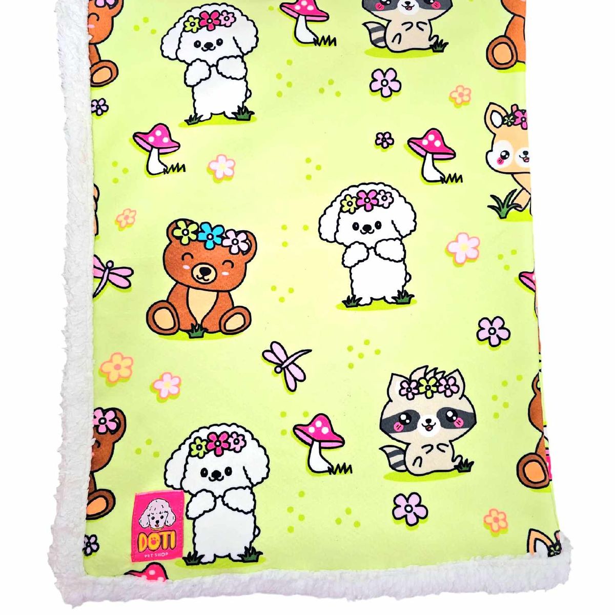 GENERICO - Manta para Mascota - Bosque 165 x 106 cm