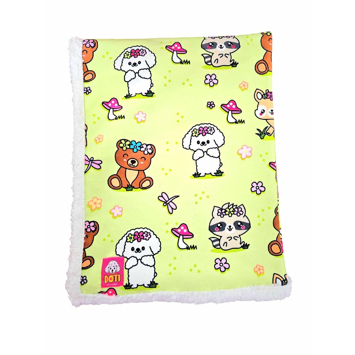 GENERICO - Manta para Mascota - Bosque 165 x 106 cm