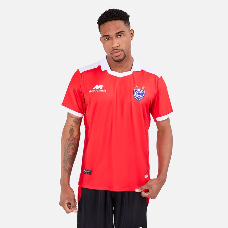 NEW ATHLETIC - Polo Gala Cienciano Rojo Con Blanco Hombre